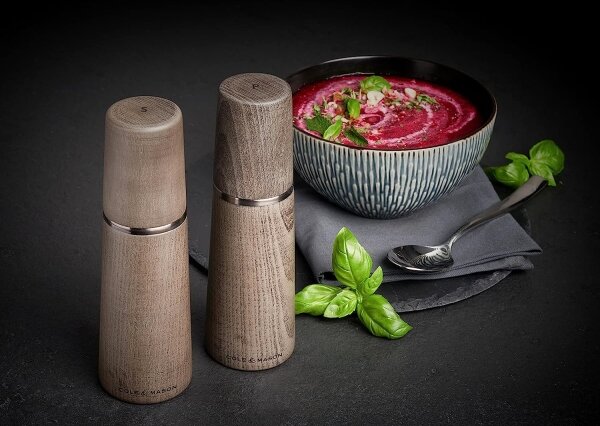 Cole&Mason - Sada mlýnků na sůl a pepř MARLOW buk 2 ks 18,5 cm