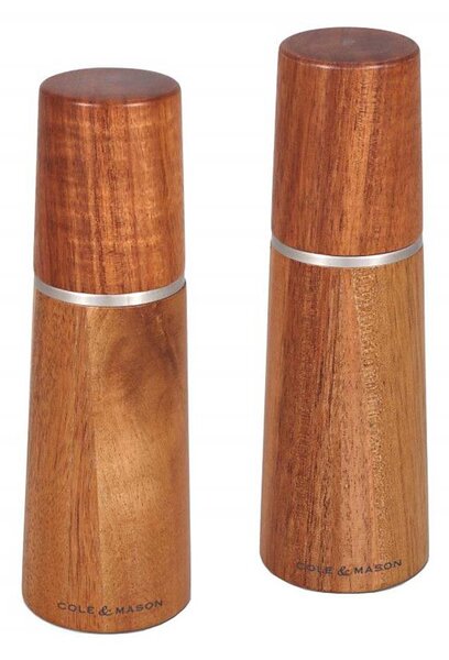 Cole&Mason - Sada mlýnků na sůl a pepř MARLOW akácie 2 ks 18,5 cm