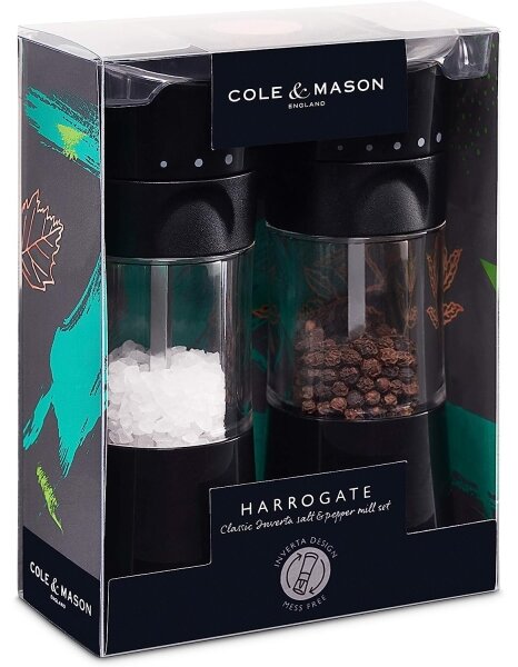 Cole&Mason - Sada mlýnků na sůl a pepř HARROGATE 2 ks 15,4 cm