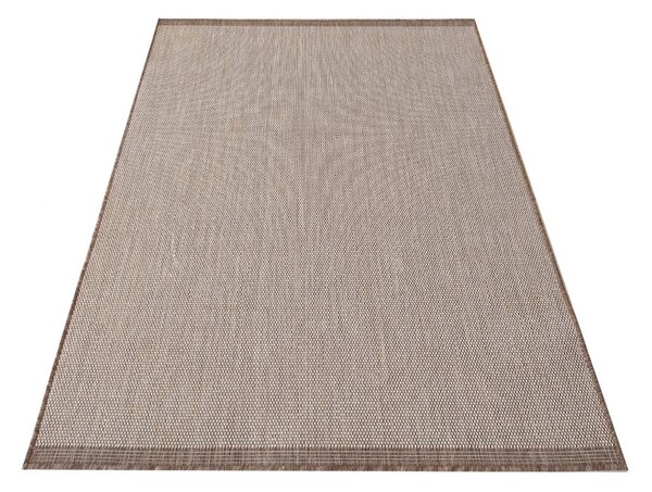 Makro Abra Kusový koberec sysalový oboustranný ZARA 14 Hnědý Rozměr: 80x150 cm