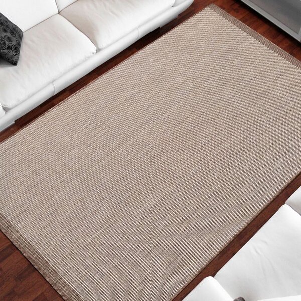 Makro Abra Kusový koberec sysalový oboustranný ZARA 14 hnědý Rozměr: 80x150 cm