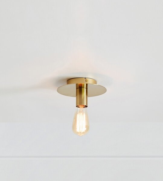 Markslöjd 108541 - Stropní svítidlo PIATTO 1xE27/40W/230V zlatá