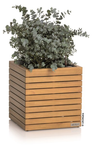 Samozavlažovací přírodní květináč Palo Square, průměr 45 cm
