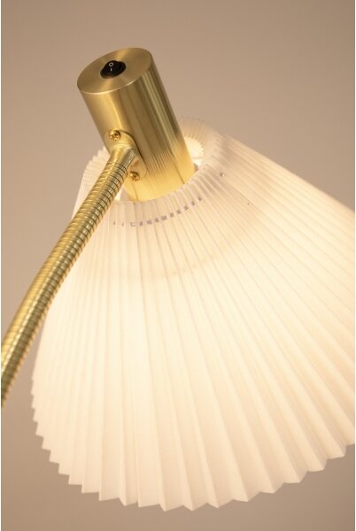 Markslöjd 108569 - Stojací lampa MIRA 1xE27/40W/230V zlatá