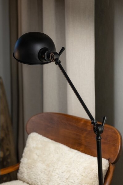 Markslöjd 108586 - Stojací lampa PORTLAND 1xE27/40W/230V černá