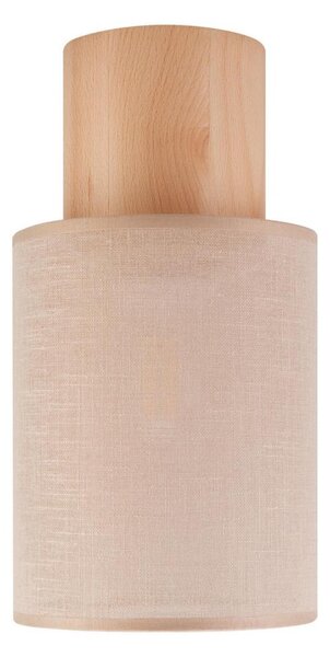 Stropní svítidlo ARI 1xE27/60W/230V pr. 16 cm béžová buk