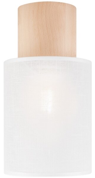 Stropní svítidlo ARI 1xE27/60W/230V pr. 16 cm bílá buk