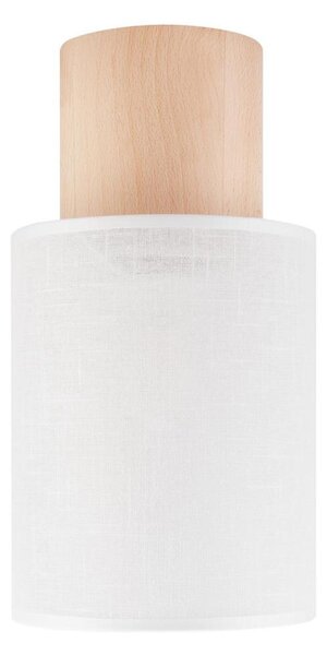 Stropní svítidlo ARI 1xE27/60W/230V pr. 16 cm bílá buk