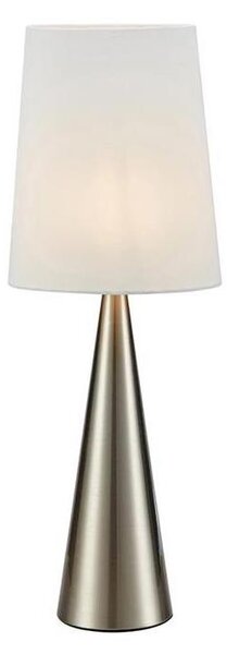 Markslöjd 108624 - Stolní lampa CONUS 1xE14/40W/230V bílá/matný chrom
