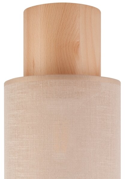 Stropní svítidlo ARI 1xE27/60W/230V pr. 16 cm béžová buk