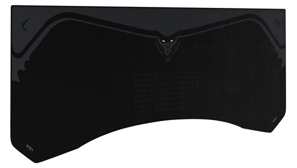 Velká herní podložka na stůl, černá, 140x52 cm: Diablo X-Forge Burned Black