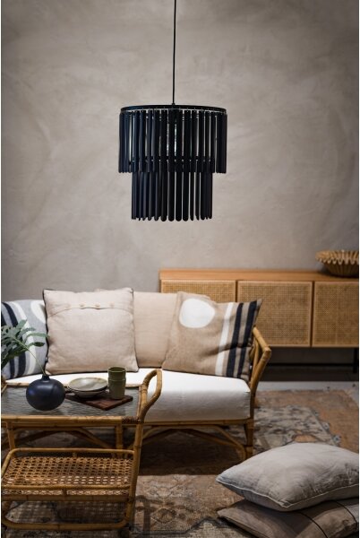 Markslöjd 108581 - Lustr na lanku VIENTO 1xE27/40W/230V černá