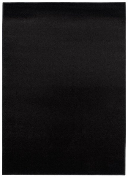 Makro Abra Kusový koberec jednobarevný MONO 6365A černý Rozměr: 80x150 cm