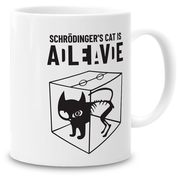 Hrnek Teorie velkého třesku - Schrödingerova kočka