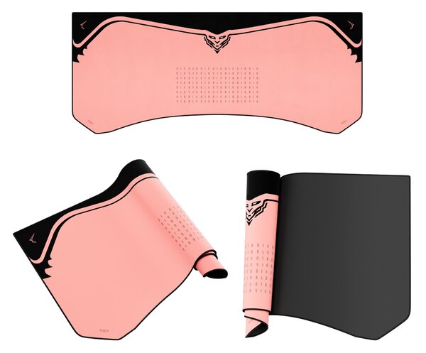 Velká herní podložka na stůl, růžová, 120x52 cm: Diablo X-Forge Akira Pink