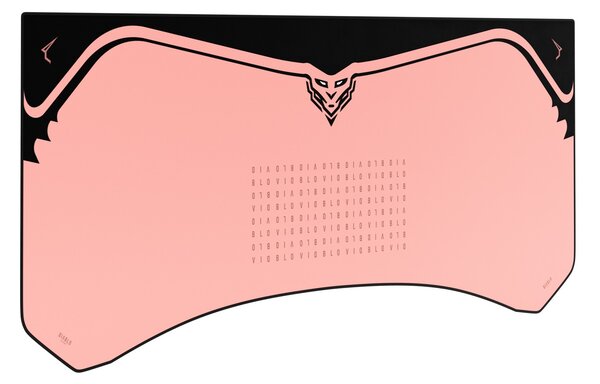 Velká herní podložka na stůl, růžová, 120x52 cm: Diablo X-Forge Akira Pink