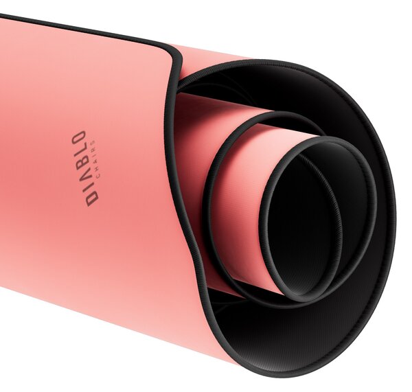 Velká herní podložka na stůl, růžová, 120x52 cm: Diablo X-Forge Akira Pink