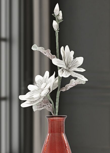 Umělá květina MAGNOLIE V2 98 CM šedá skladem