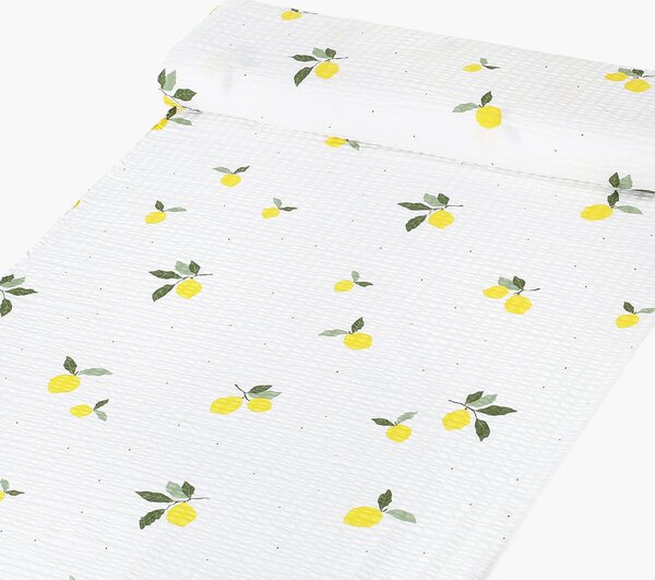 Goldea bavlněný krep - citrony 160 cm