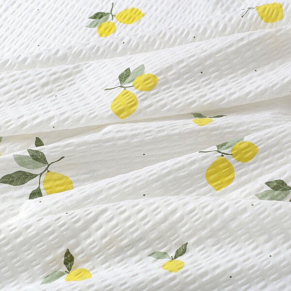 Goldea bavlněný krep - citrony 160 cm