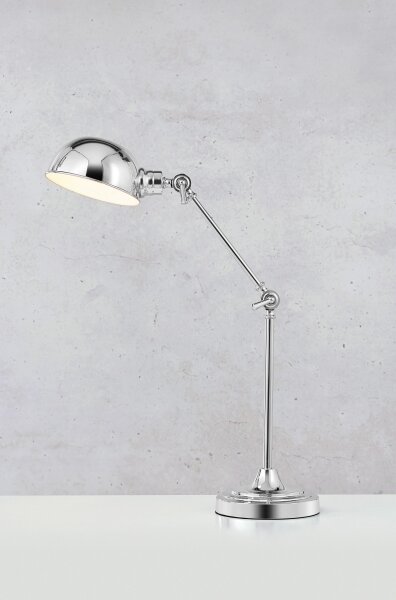 Markslöjd 108583 - Stolní lampa PORTLAND 1xE27/40W/230V lesklý chrom