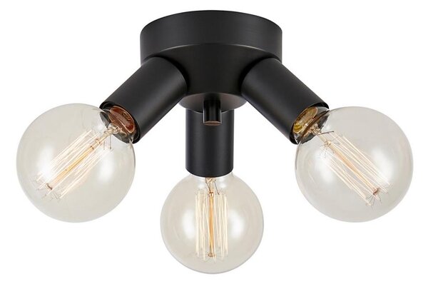 Markslöjd 108549 - Stropní svítidlo MAZZO 3xE27/40W/230V černá