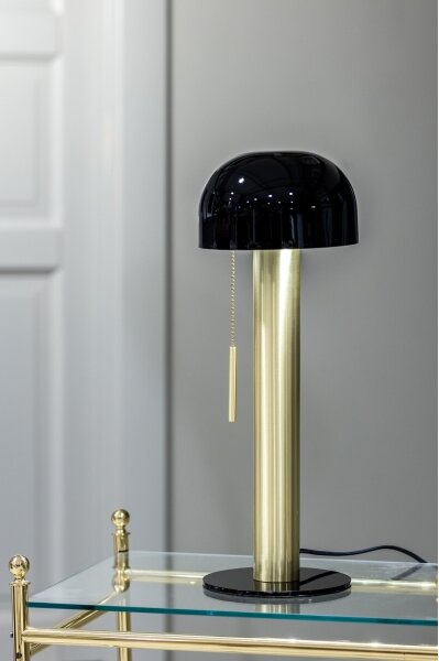 Markslöjd 108576 - Stolní lampa COSTA 2xG9/18W/230V černá/zlatá