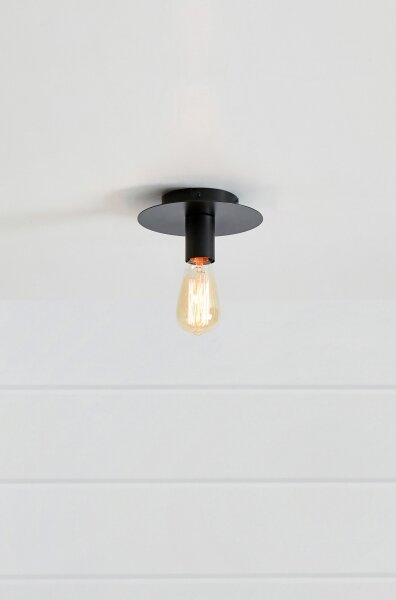Markslöjd 108540 - Stropní svítidlo PIATTO 1xE27/40W/230V černá