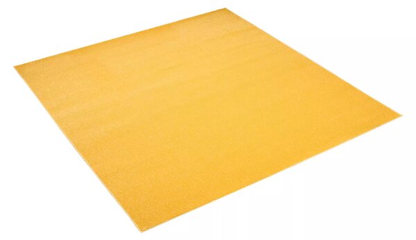 Makro Abra Kusový koberec jednobarevný MONO 6365A žlutý Rozměr: 80x150 cm