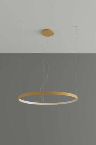 Thoro TH.174 - LED Lustr na lanku RIO LED/50W/230V CRI90 3000K pr. 78 cm zlatá