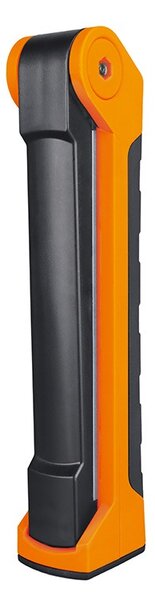 SOLIGHT Multifunkční nabíjecí LED lampa 500lm + 70lm, COB, Li-Ion, USB, černooranžová