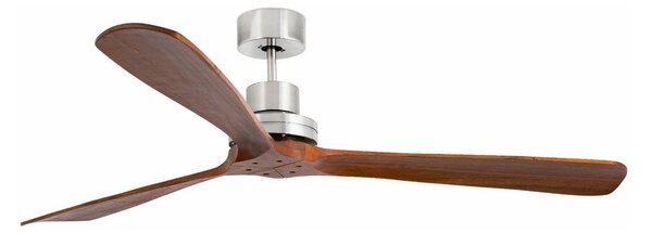 FARO 33464DC-Stropní ventilátor LANTAU XL hnědá/chrom pr.168 cm+dálkové ovládání