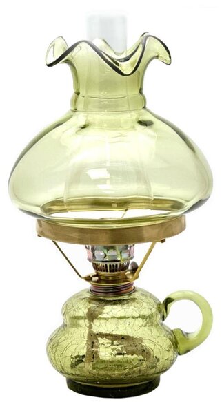 Petrolejová lampa ANNA 33 cm lesní zelená