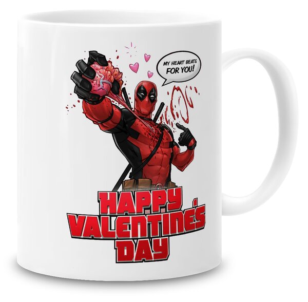 Hrnek Deadpool - Happy Valentine