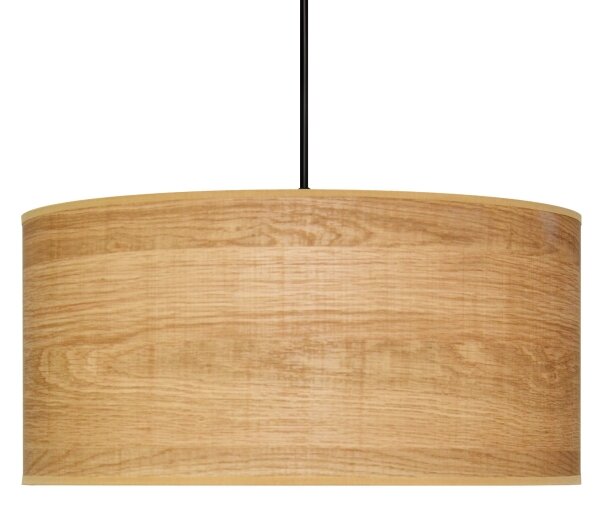 Lustr na lanku ALBA 1xE27/15W/230V pr. 40 cm hnědá/černá