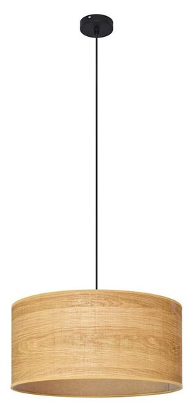 Lustr na lanku ALBA 1xE27/15W/230V pr. 40 cm hnědá/černá