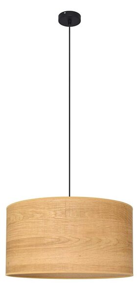 Lustr na lanku ALBA 1xE27/15W/230V pr. 45 cm hnědá/černá