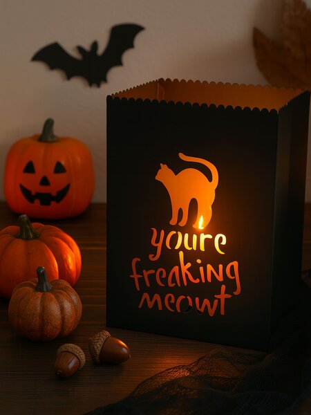 Sinsay - LED lampa Halloween - černá