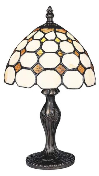 Rabalux 8072 MARVEL - Vitrážová stolní lampička, výška 36,5cm (Stolní lampa z vitrážového skla)