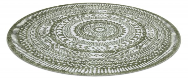 Makro Abra Kulatý koberec FUN Napkin zelený Rozměr: průměr 140 cm
