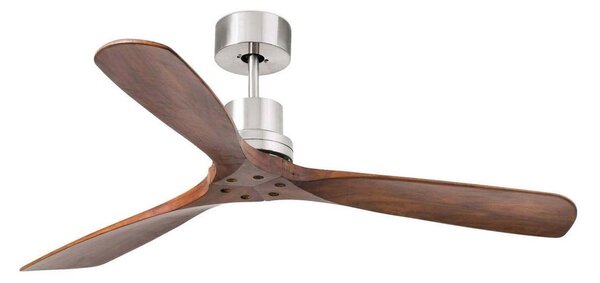 FARO 33370DC - Stropní ventilátor LANTAU hnědá/matný chrom pr. 132 cm + DO