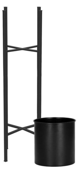 Kovový stojan na květiny 74 cm SPRINGOS GA0196 černý
