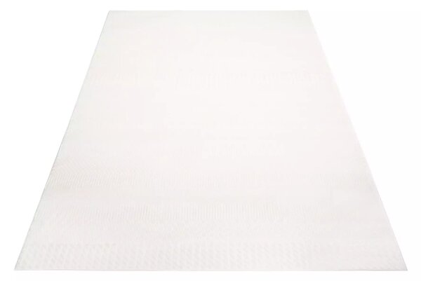 Makro Abra Moderní kusový koberec HERA PB89A Geometrický bílý Rozměr: 200x300 cm