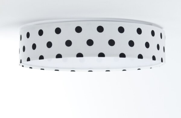 LED Stropní svítidlo GALAXY KIDS LED/24W/230V puntíky bílá/černá