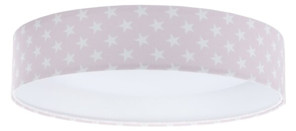 LED Stmívatelné svítidlo GALAXY KIDS LED/24W/230V hvězdičky růžová/bílá + DO