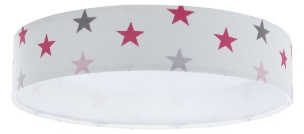 LED Stmívatelné svítidlo GALAXY KIDS LED/24W/230V hvězdičky bílá/růžová/šedá +DO