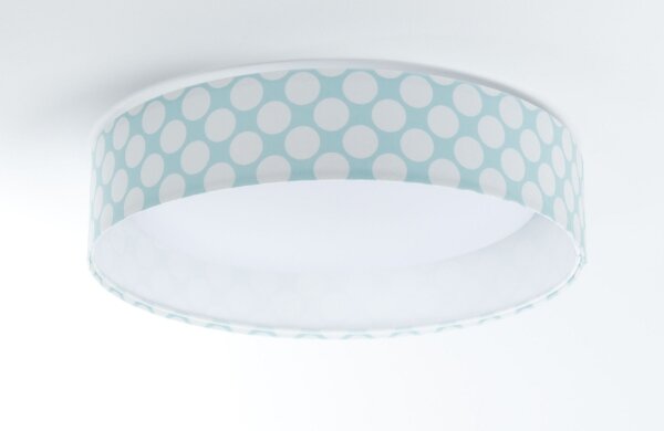 LED Stropní svítidlo GALAXY KIDS LED/24W/230V puntíky zelená/bílá