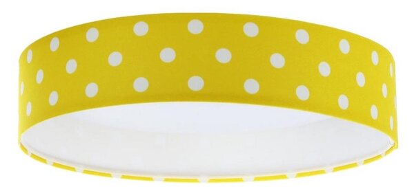 LED Stropní svítidlo GALAXY KIDS LED/24W/230V puntíky žlutá/bílá