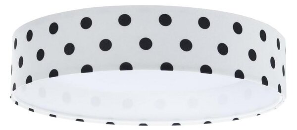 LED Stropní svítidlo GALAXY KIDS LED/24W/230V puntíky bílá/černá