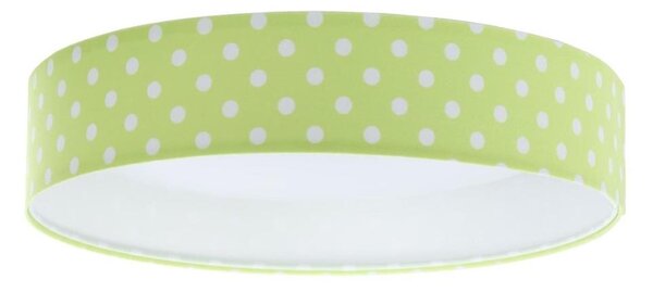 LED Stropní svítidlo GALAXY KIDS LED/24W/230V puntíky zelená/bílá